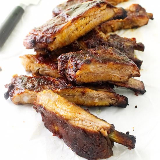 barbecue pork ribs