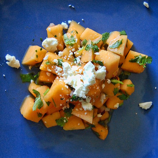 Cilantro Lime Cantaloupe Salad