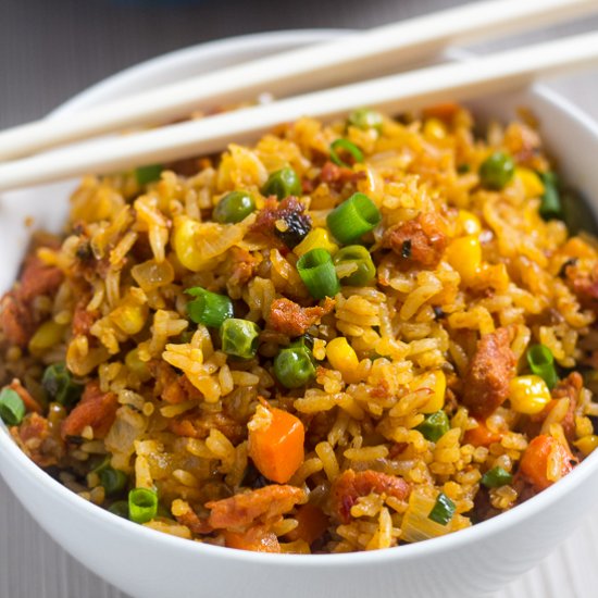 Pork Chorizo Fried Rice