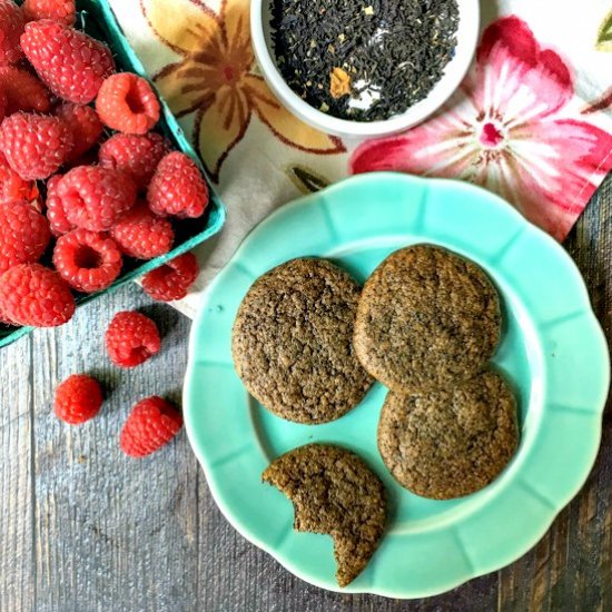 Raspberry Earl Grey Tea Cookies