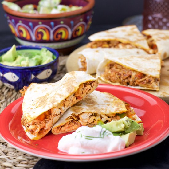 Chipotle Chicken Quesadillas