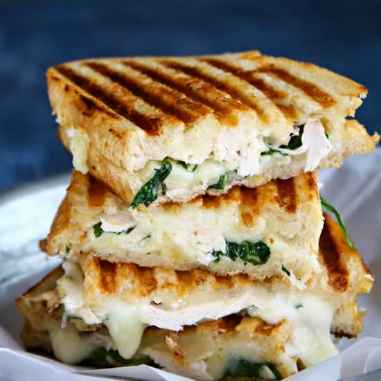 Chicken Spinach Goat Cheese Sandwic