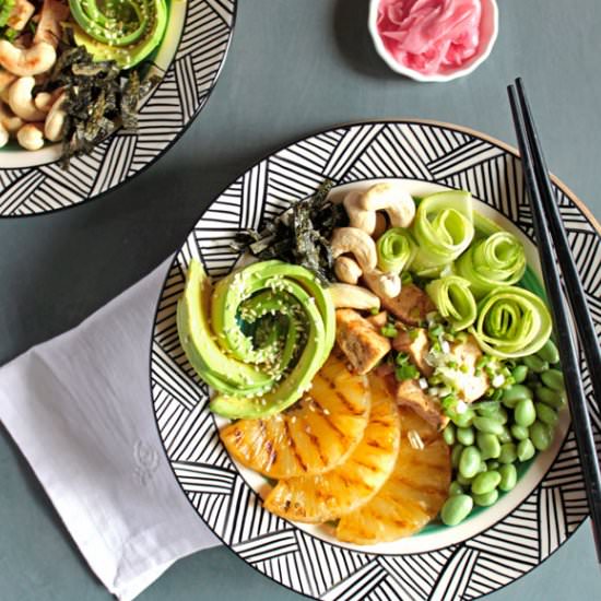 Vegan Hawaiian Poke Bowl