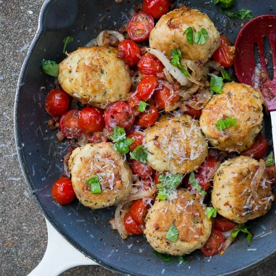 Pressure Cooker Chicken Meatballs