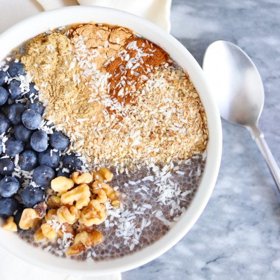 Organic Chia Seed Porridge Bowl