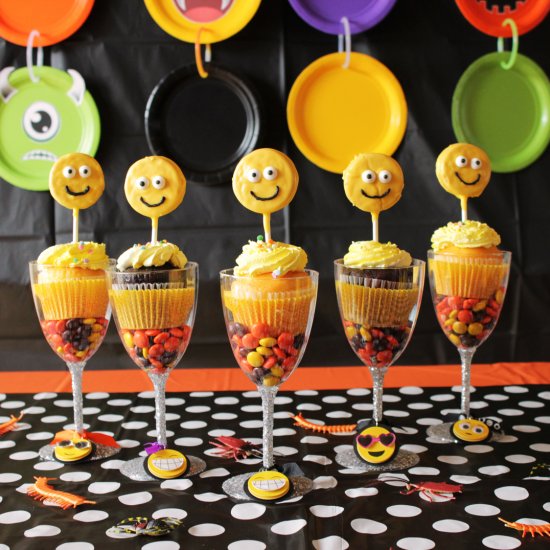 Halloween Emoji Cupcake Dessert