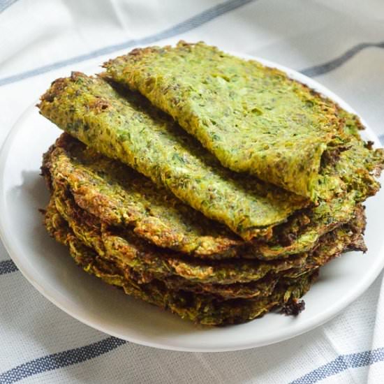 Vegan Low-carb Zucchini Tortillas