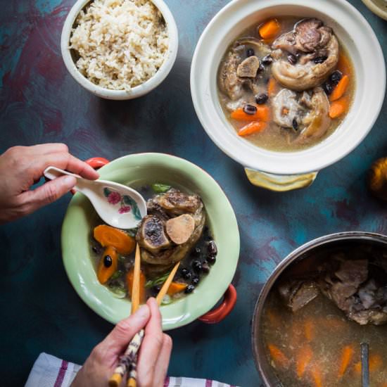 Pork Hocks Black Bean Soup