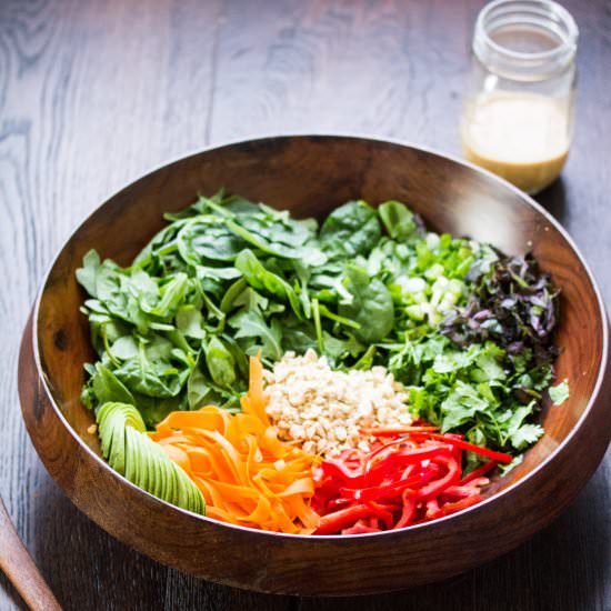 Asian Salad with Thai Dressing