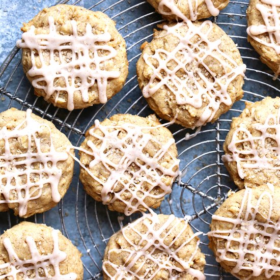 Brown Butter Chai Oatmeal Cookies