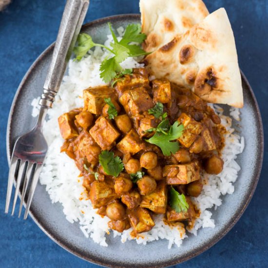 Crockpot Indian Butter Chickpeas