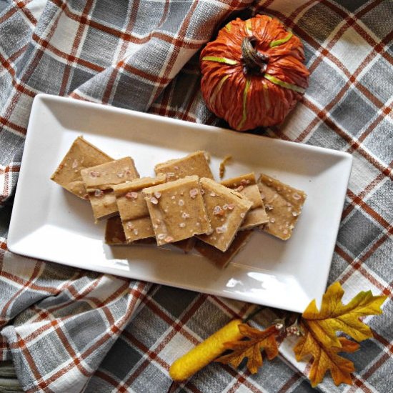 Salted Pumpkin Fudge