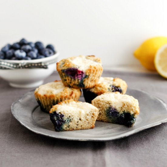 Lemon Blueberry Danish Muffins