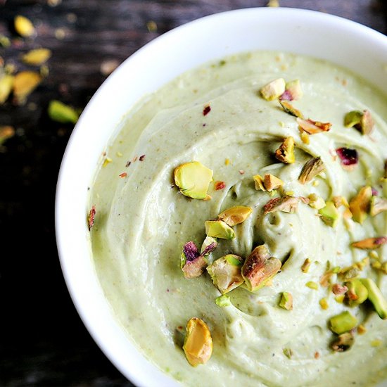 Raw Vegan Pistachio Ice Cream