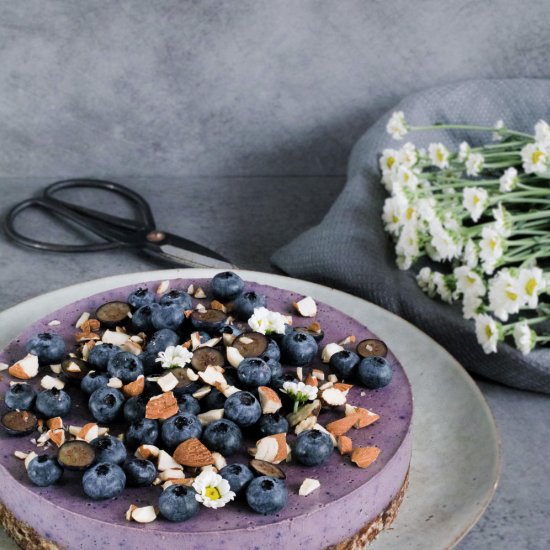 Vegan Blueberry Cheesecake