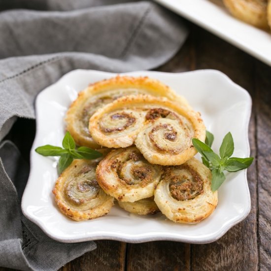 Easy Pesto Palmiers