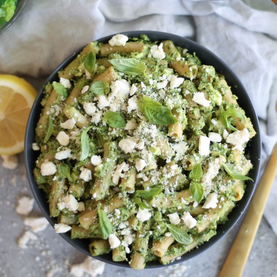 Pasta with Broccoli Pesto