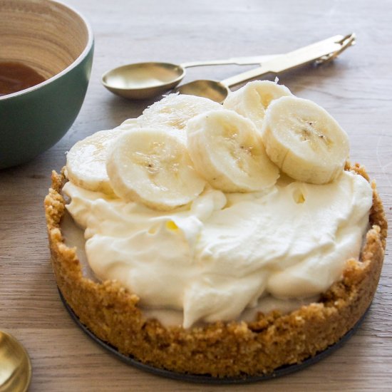 Vegan Delicious Banoffee Pie