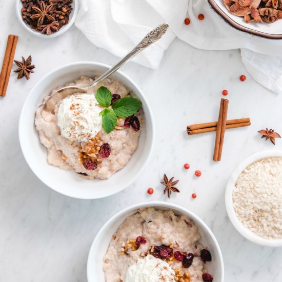 Instant Pot Rice Pudding