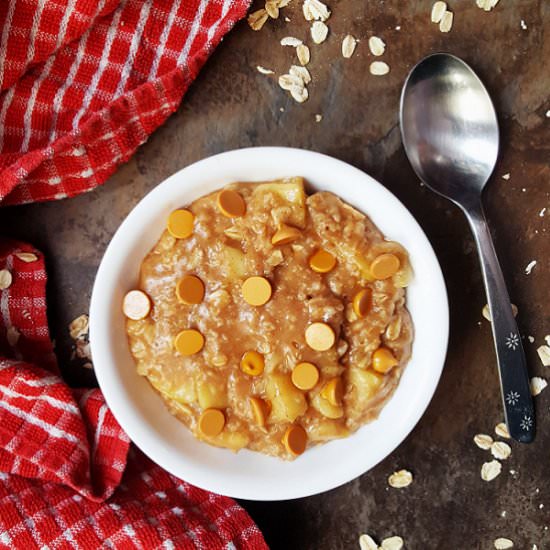 Apple Butterscotch Oatmeal