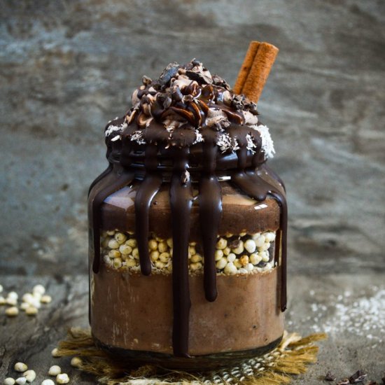 Protein rich chocolate dessert