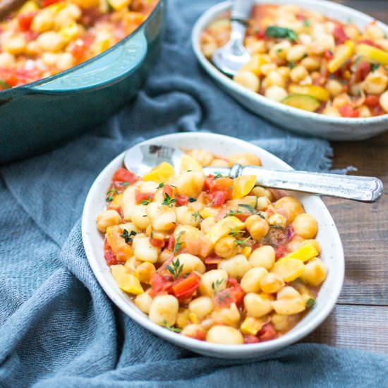 Ratatouille Gnocchi