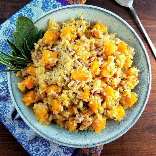 Roasted Butternut Squash Risotto