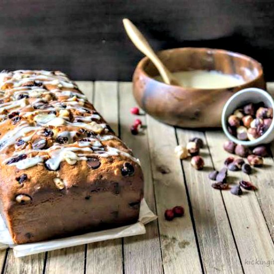 Chocolate Chip Cran Hazelnut Bread