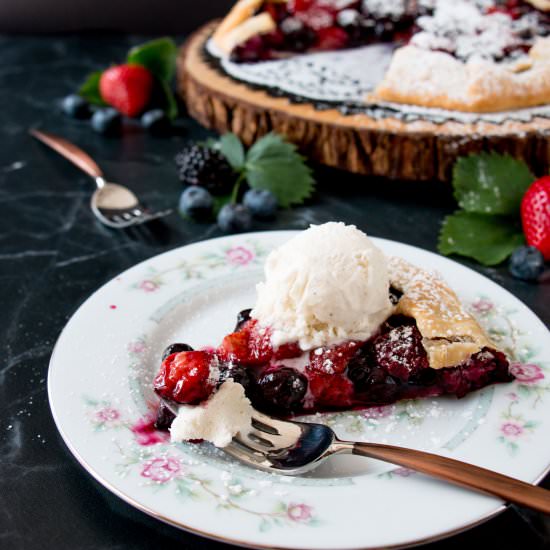 Easy Fruit Galette