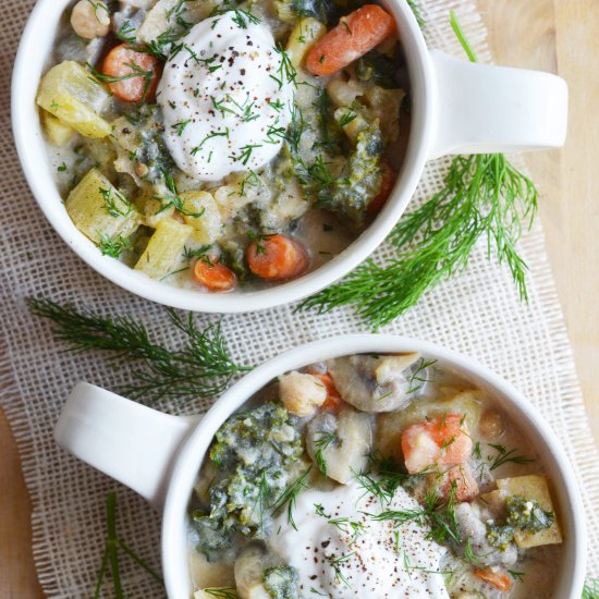 Coconut Milk & Dill Vegetable Stew