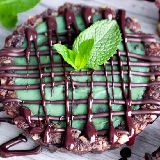 Mint Chocolate Chip Tarts