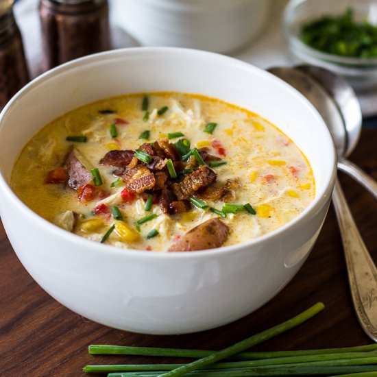 Creamy Chicken Corn Chowder