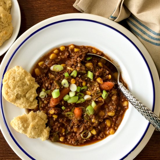 Pressure Cooker Hamburger Stew