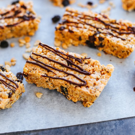 Peanut Butter Protein Bars