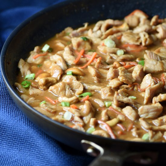 Hoisin Pork and Cashew Stir Fry