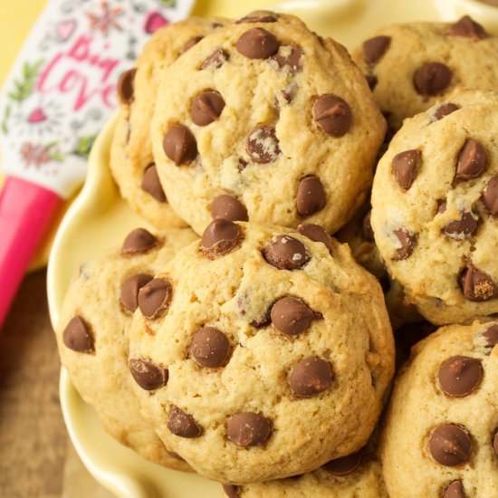 Banana Chocolate Chip Cookies