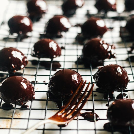 Raw Double Chocolate Macaroons