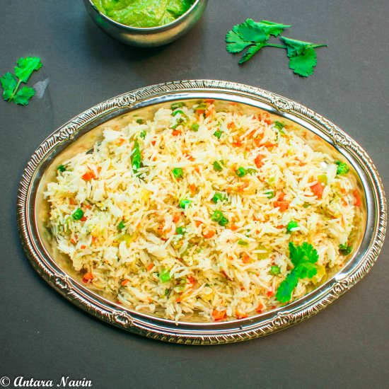 Creamy Coconut Rice Pulao