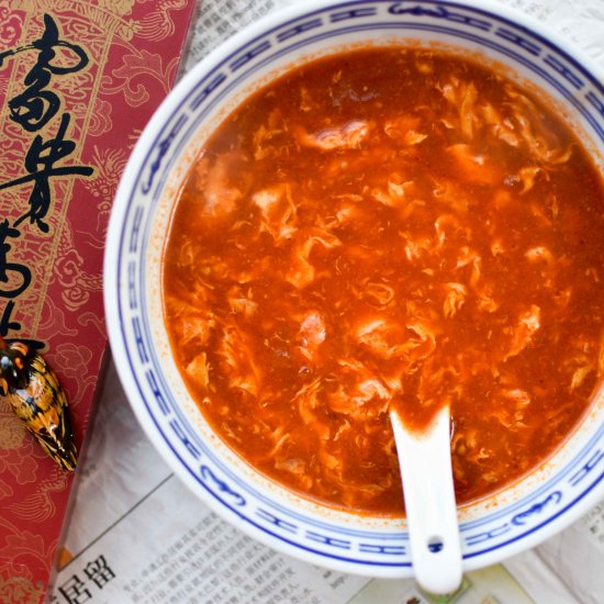 Vegetarian Chinese tomato soup