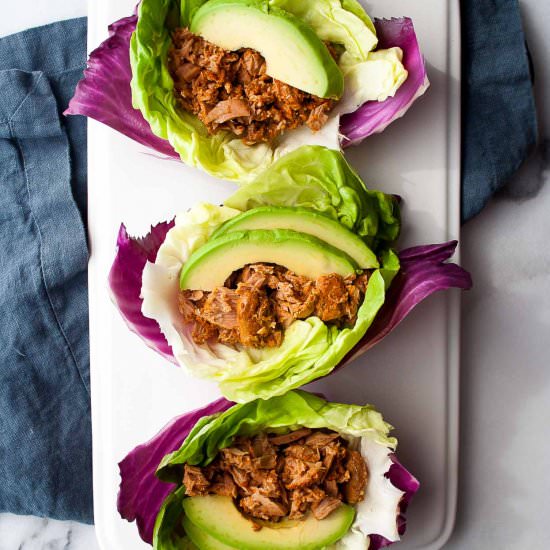 Cajun Tuna Lettuce Wraps