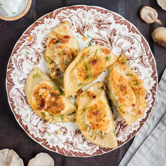 Traditional Polish pierogi