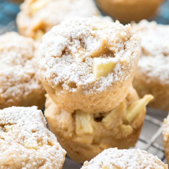 Apple Cheesecake Cookie Cups