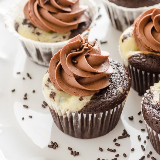 Black Bottom Cupcakes