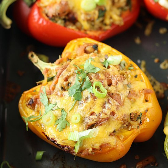 Quinoa Stuffed Bell Peppers