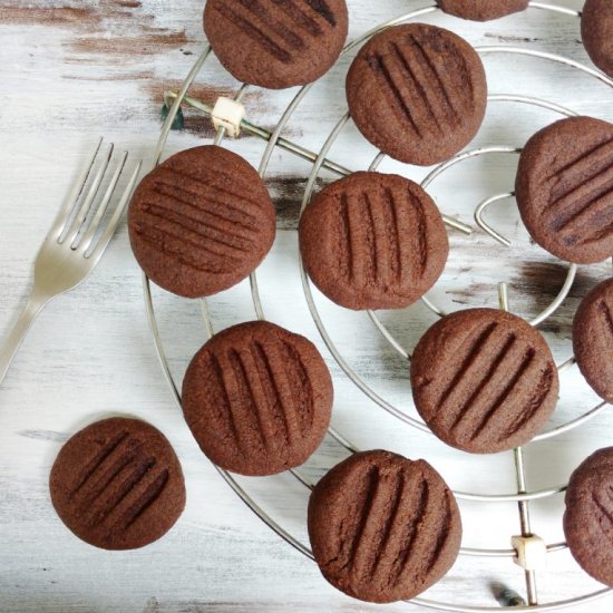 Chocolate Fork Biscuits