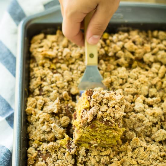 Gluten Free Pumpkin Coffee Cake