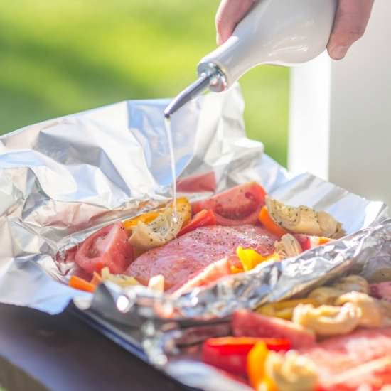 Caesar Salmon Foil Packets