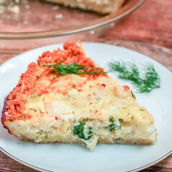 Crab Shrimp Quiche