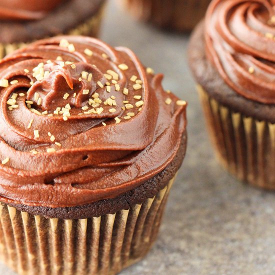 Chocolate Marshmallow Cupcakes