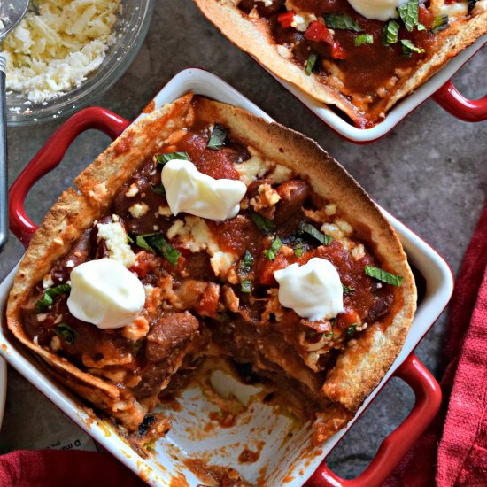 Kidney Beans Enchilada Casserole